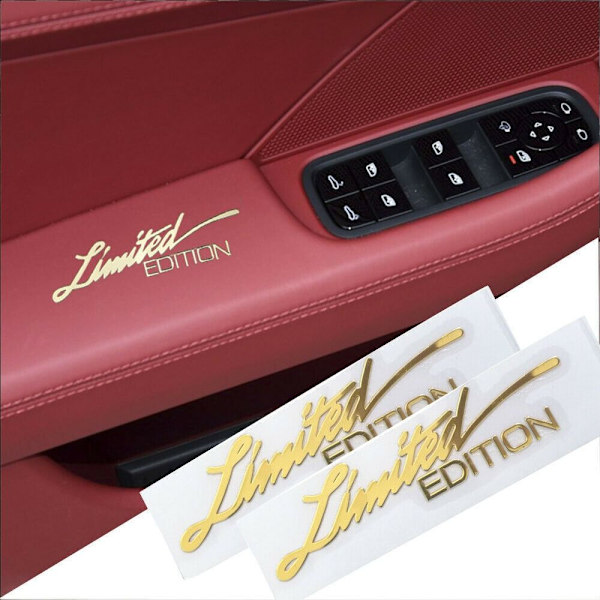 Bilklistermærker Emblem Badge Decal GULD Gold