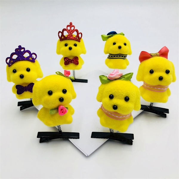10 stk Little Yellow Duck Plys hårnåle fjederhårclips 01 01 01