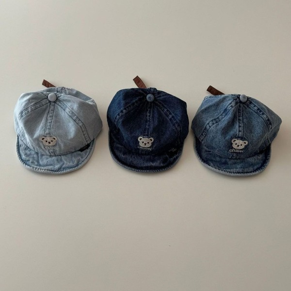 Barn Baseball Caps Baby Peaked Caps LYS BLÅ light blue