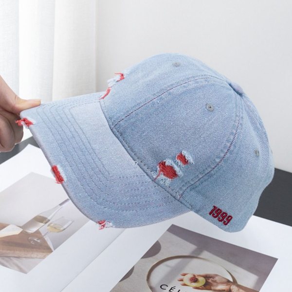 Muodikas Holes Cap Baseball cap PUNAINEN Red