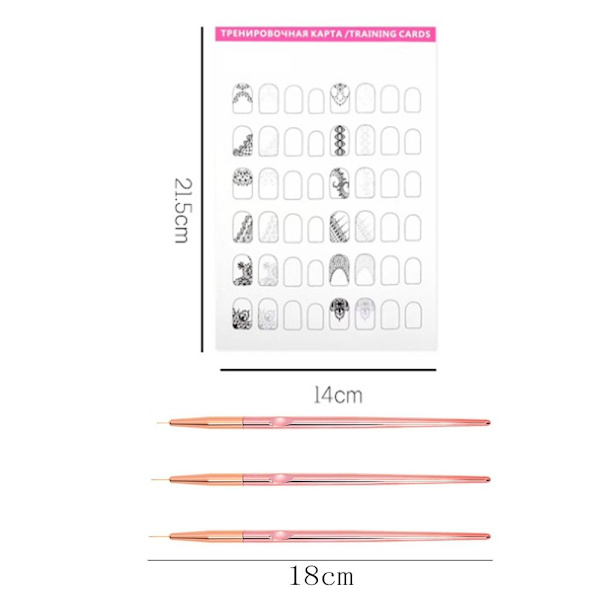 Practice Nails Nail Practice Sheet Akryl Practice Mat