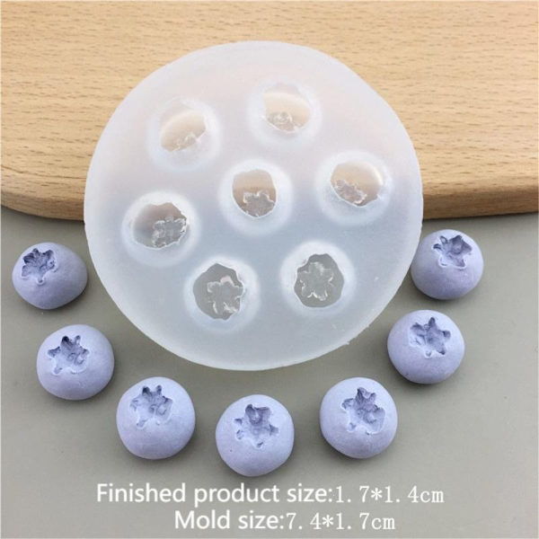 Lys Silikoneform Bageform BLÅBÆRFORM XL BLÅBÆR Blueberry Mold XL