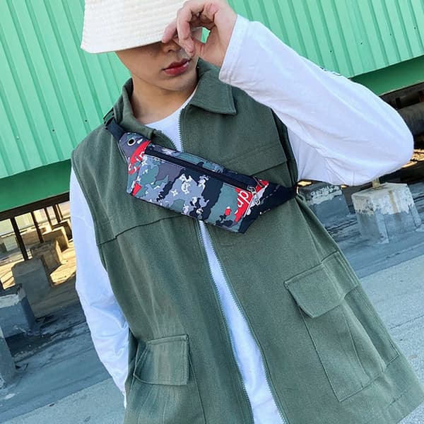 Løbetaske Fanny Pack GRÅ GREY