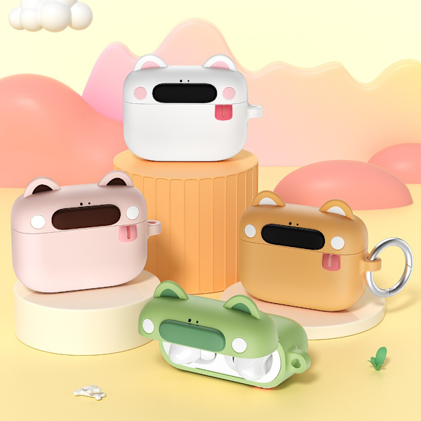 Øretelefonetui Beskyttelsescover til øretelefoner HVID TIL AIRPODS3 FOR White for Airpods3-for Airpods3