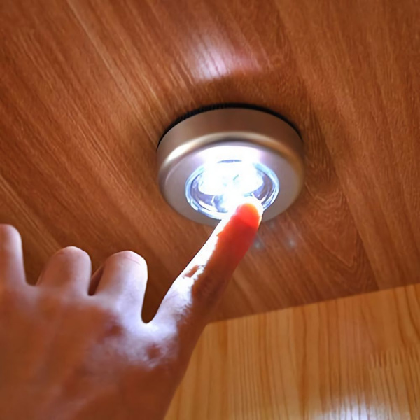 LED-lampor Klappljus VIT 4ST white 4pcs