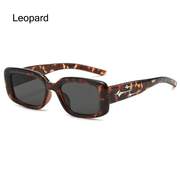 Y2k Star Aurinkolasit Punk Aurinkolasit LEOPARD LEOPARD Leopard