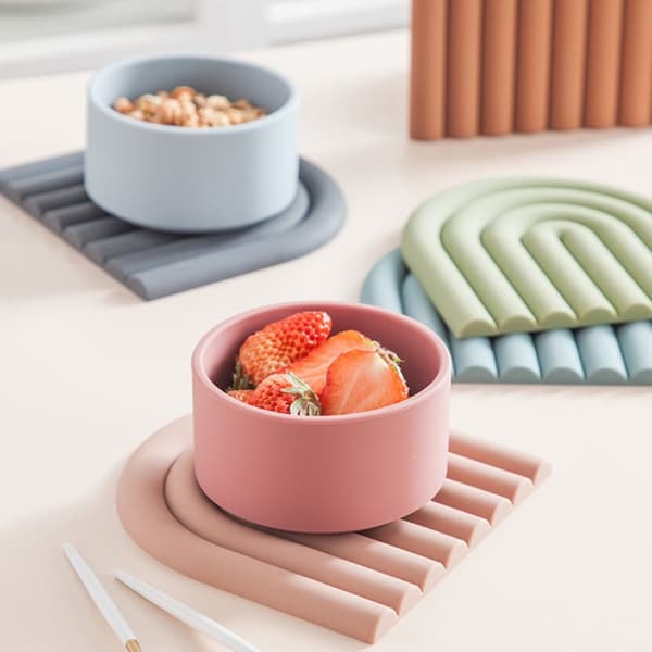 Silikon Kopp Matte Bordbrikker 06 06 06