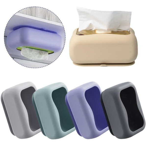 Sugekop Tissue Box Desktop Tissue Skuffe BRUN Brown