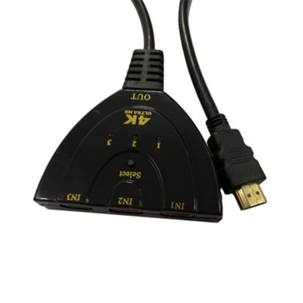 3-Port HDMI Splitter Kabel Switch Hub Splitter