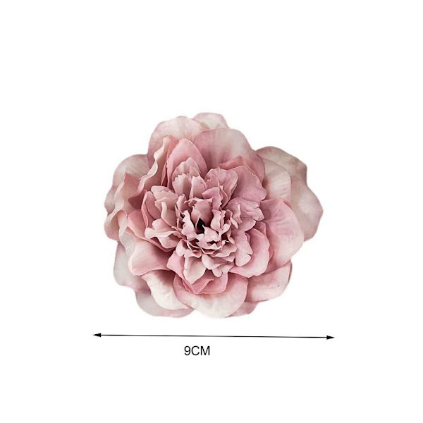 Peonblomst Hårklemme Kunstig Blomst Hårnåler E E E