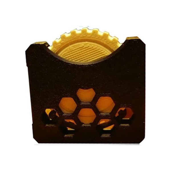 Fidget Clicking Wheel Toy Clicking Wheel Fidget SVART GUL Black Yellow