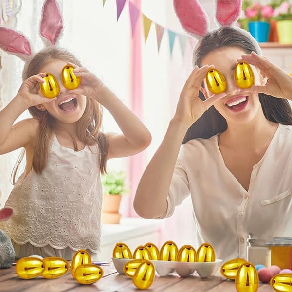 Påskeegg Fyllbare Eggeskall 6 STK 6 STK 6pcs