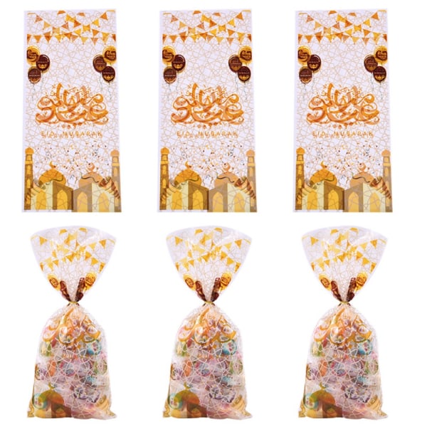 50 kpl Candy Bags Cookie Popcorn käärepussi Lahjapakkaus