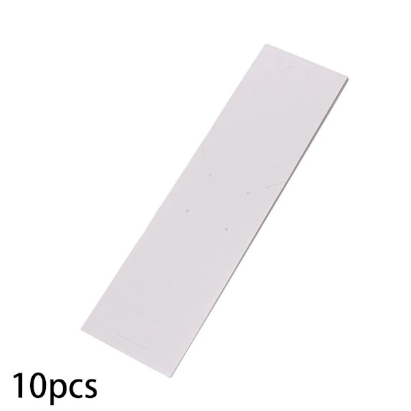 10 st tredimensionell pappersdisplay kartong VIT White
