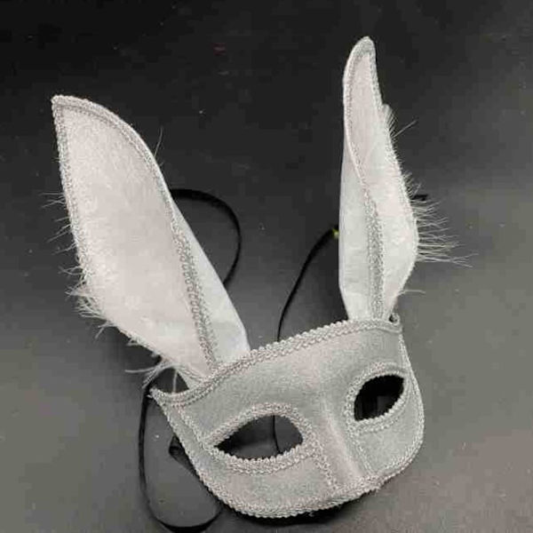 Venetian Mask Plast Ögonmask VIT White