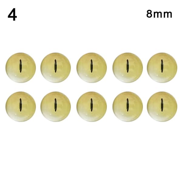 Glasdukker Øjne 10MM4 4 10mm4