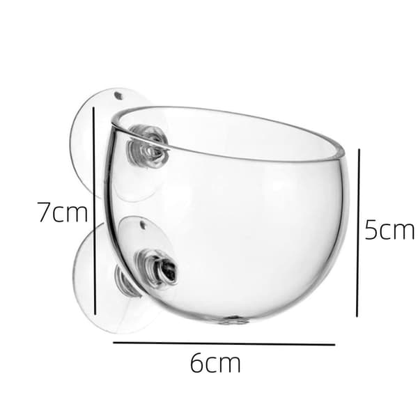 4 stk. planteholder til akvarium