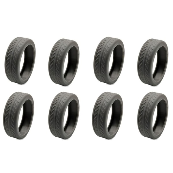 4/8 kpl matkatavaroiden pyörät Protector matkatavaroiden pyörän kengät grey 8pcs-8pcs