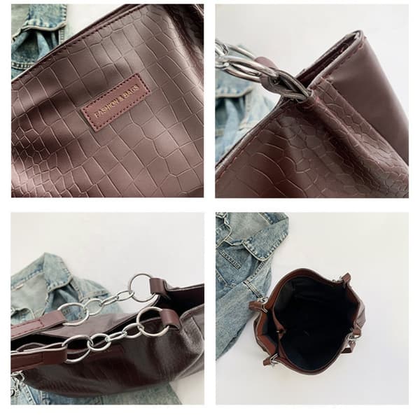 Axelväska Underarmsväska BRUN Brown