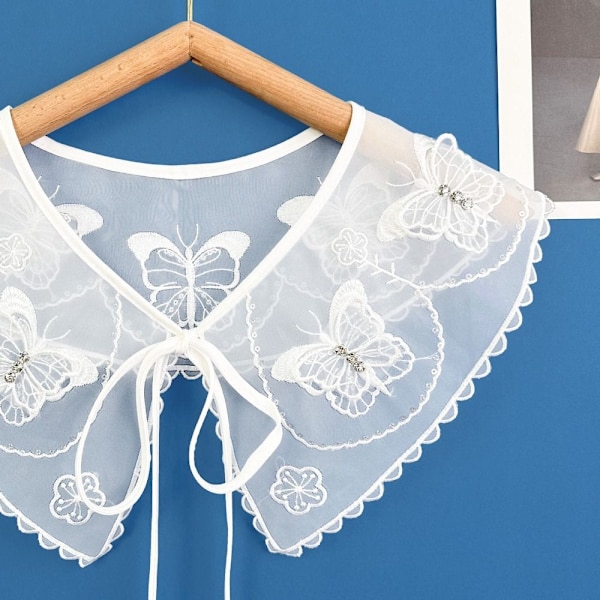 Fake Collar Shawl Collar Small Sjal