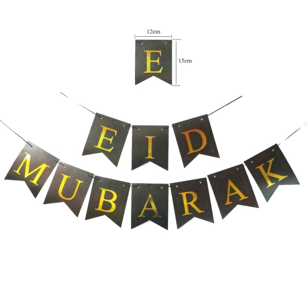 Eid Mubarak -banneri Eid riippuvat koristeet 2 2 2