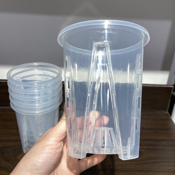 12kpl orkidearuukkuruukku reikillä 4,7 TUUMAA 12KPL 12kpl 4.7 inch12pcs