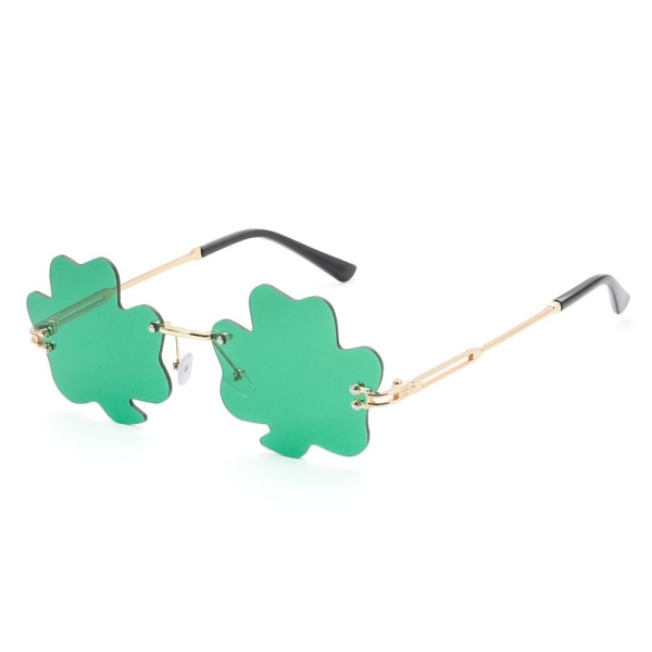 Irlantilaiset Shamrock-aurinkolasit St. Patrick's Day CLOVER 1 CLOVER 1 Clover 1