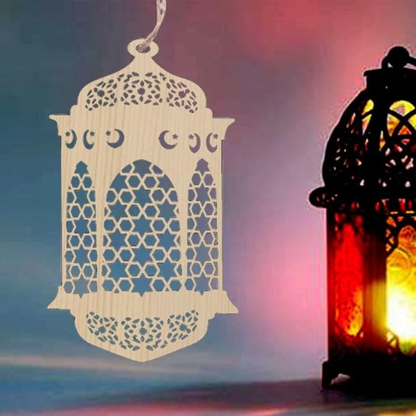 3 st Hängande Prydnad Advent Prydnad Ramadan Dekoration