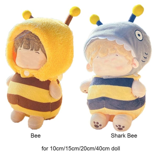 Dukkeklær Cartoon Bee Jumpsuit BEE-15CM BEE-15CM bee-15cm