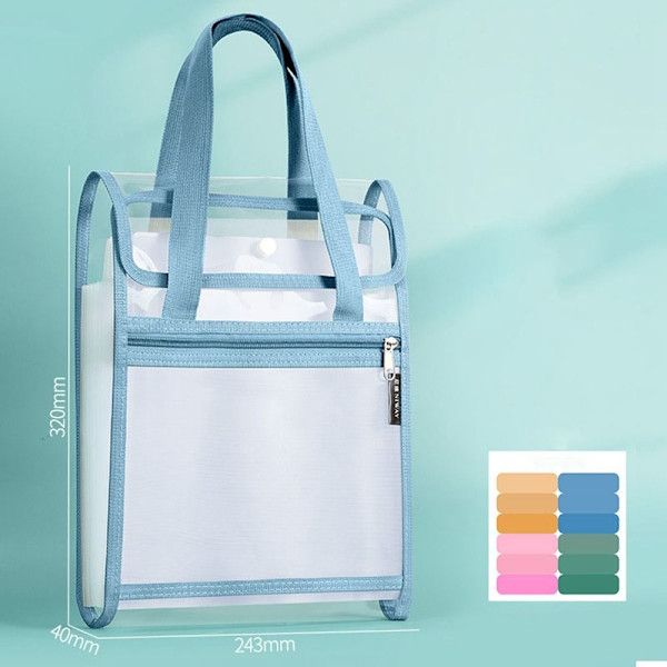 Dokumentopbevaringspose Gennemsigtig filpose FARVE 2 FARVE 2 Color 2