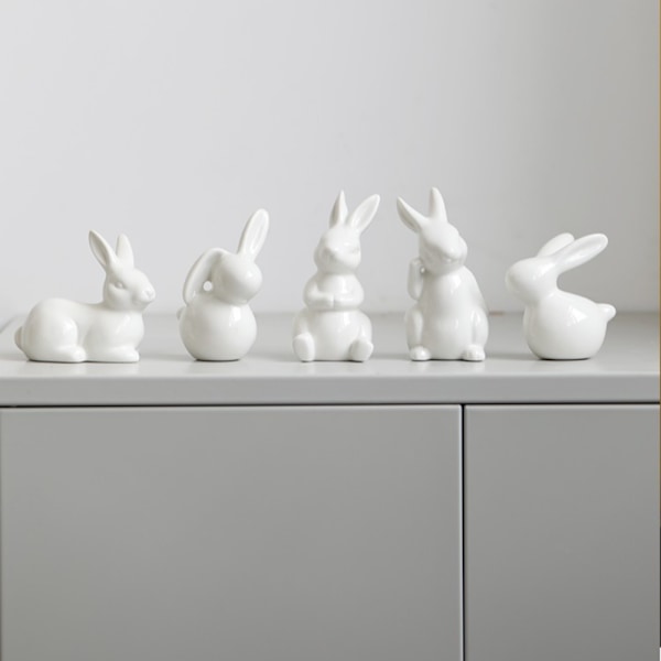 Påskharefigurer Kaninskulptur E E E
