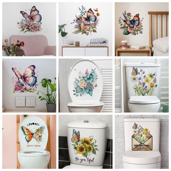 Perhosten WC-tarrat Kukka-perhostarrat 7 7 7