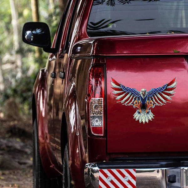 Bald Eagle Car Decals American Flag Pattern Car Decal -tarra
