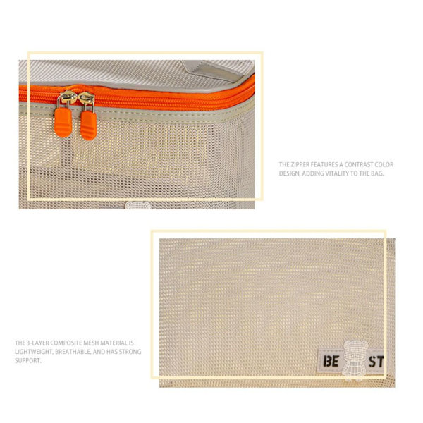 Mesh Taske Makeup Taske SORT black