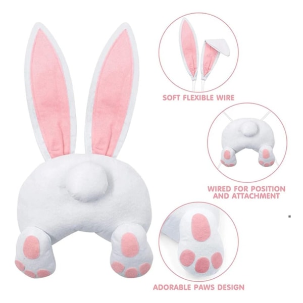 Påskeharekranssett Bunny Butt-kransfeste STIL 1 Style 1