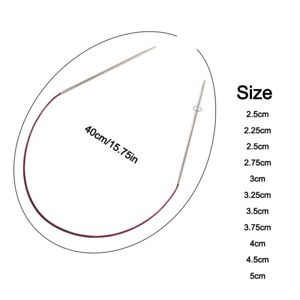 Strikkepinde Hæklenåle 2MM 2mm