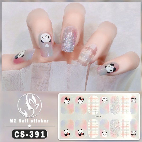 Franske negleklistremerker Nail Art-klistremerke 8 8 8