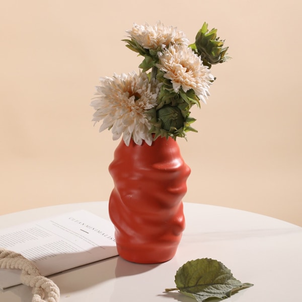 Blomstervase Blomsterpotte ORANGE L Orange L