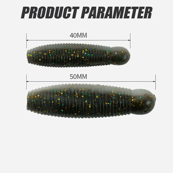 10/20 STK Fiske myke lokker Fiske Jig Lure GRØNN 2,7G 20STK green 2.7g 20pcs-2.7g 20pcs