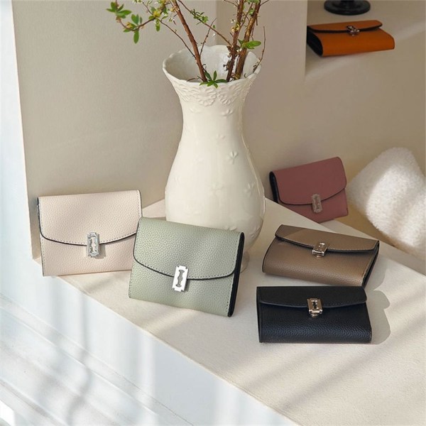 Lyhyet lompakot Kolminkertaiset lompakot KHAKI khaki