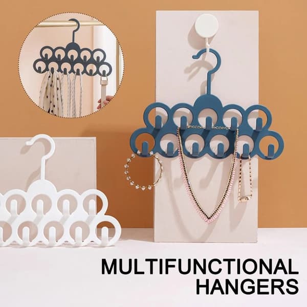 11-hulls henger display organizer krok BLÅ blue