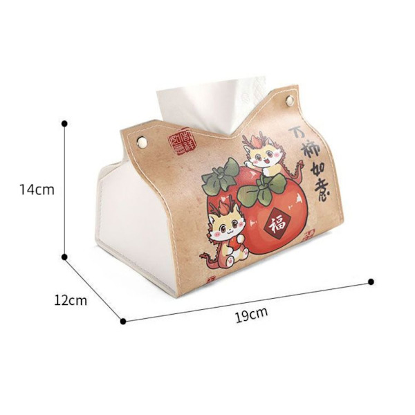 Paper Tissue Box Desktop Servettpumpning 2 2 2
