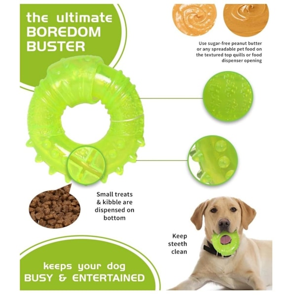 Puppy Chew Toys Stimulerande Pussel Toy Green
