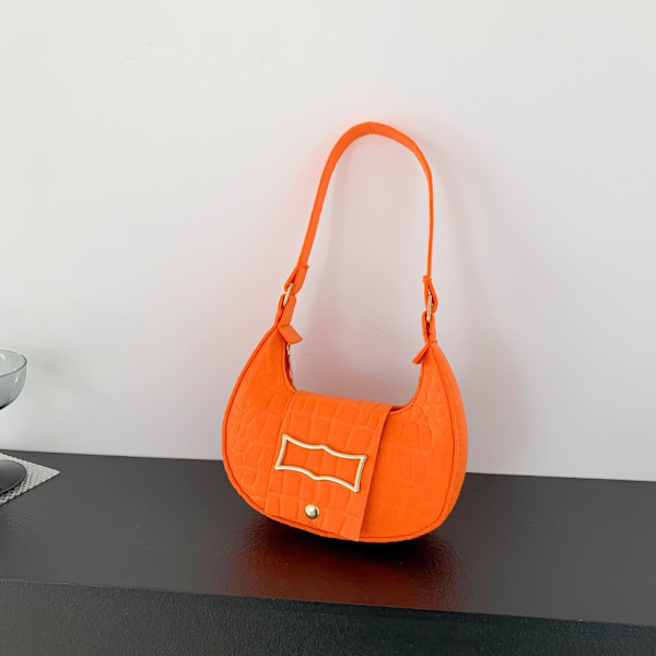 Axelväska Underarmsväska ORANGE Orange