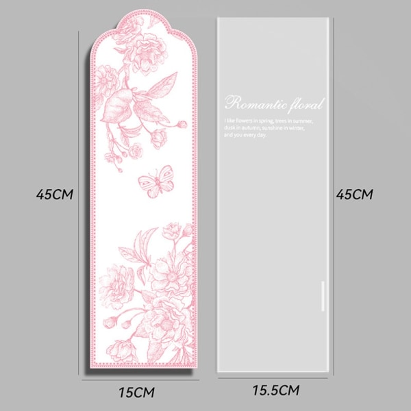 10 stk. Blomsterindpakningspose Blomsteremballagepose A A A