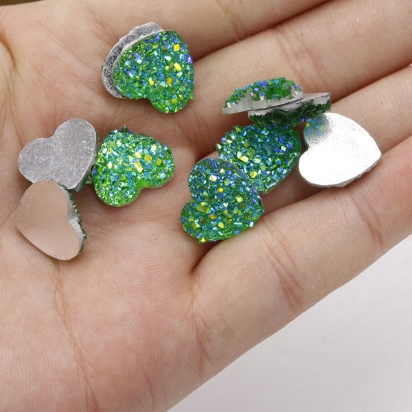 10 stk Glitter Rhinestone Resin Krystallsteiner 04 04 04