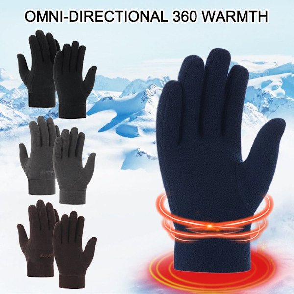 Kvinder Handsker Fuldfinger vanter SORT&GRÅ KVINDER black&grey women
