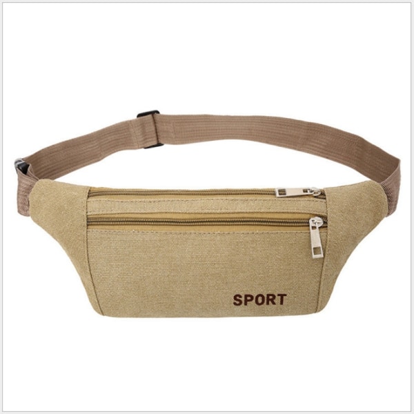 Fanny Pack Löparväskor KHAKI KHAKI Khaki