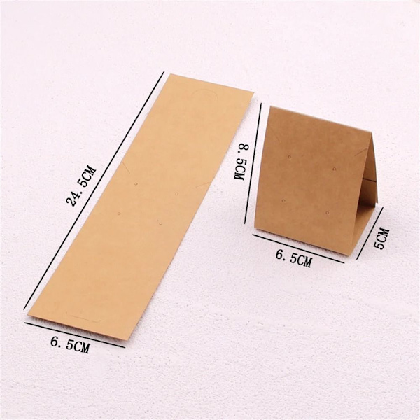 10 st tredimensionell pappersdisplay kartong VIT White