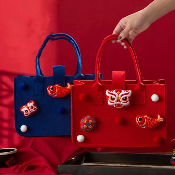 Håndveske Tote Bag RØD 1 1 red 1-1